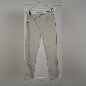 Democracy Cream Straight-Leg Jeans Size 6